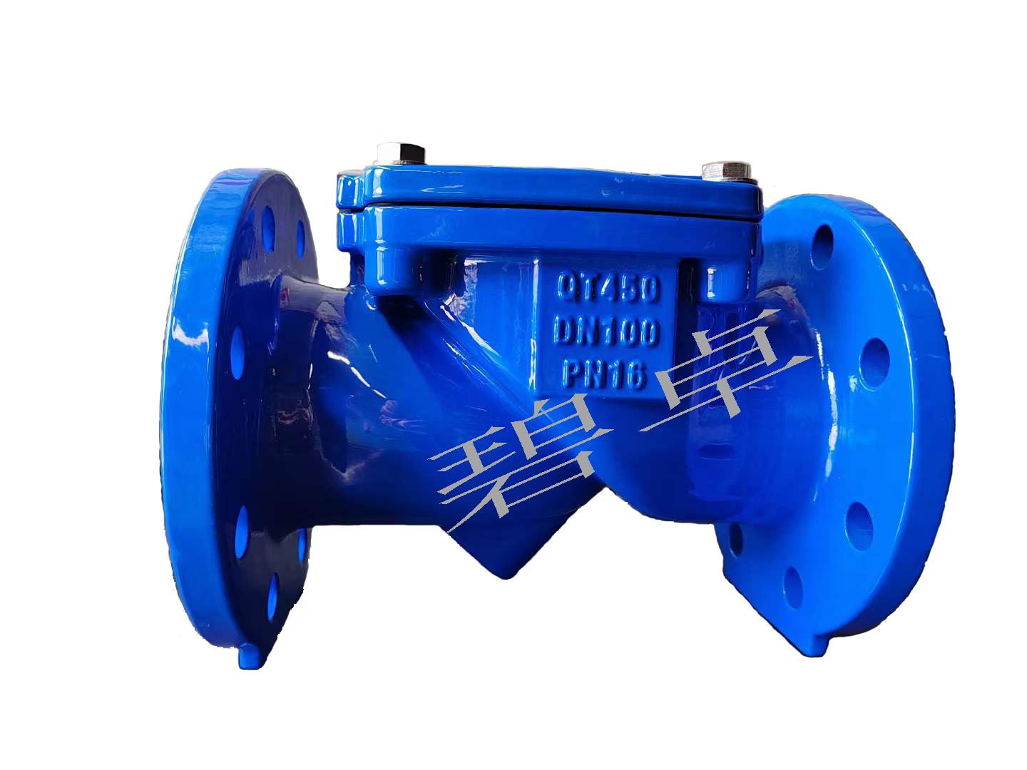 Rubber disc check valve